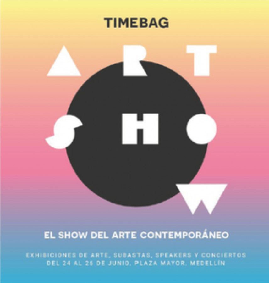 Timebag Art show in Meddelin, Colombia, 2016