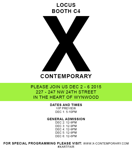 X-Contemporary, Miami Art Fair, Miami, 2015